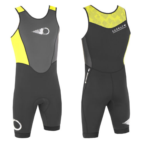 Гидрокостюм из неопрена для серфинга - Short-John Fighter - SOÖRUZ SURFWEAR COMPANY - интегральный / шорти / без рукавов