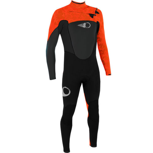 Гидрокостюм из неопрена для серфинга - FIGHTER Chest-zip Orange - SOÖRUZ SURFWEAR COMPANY - интегральный / с длинными рукавами / 3 мм