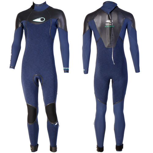Гидрокостюм из неопрена для виндсерфинга - FIREHEAD Back-zip - SOÖRUZ SURFWEAR COMPANY - интегральный / с длинными рукавами / 3 мм