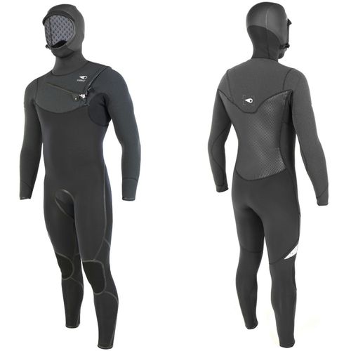 Гидрокостюм из неопрена для водных видов спорта - GURU + - SOÖRUZ SURFWEAR COMPANY - интегральный / с длинными рукавами / с подшлемником