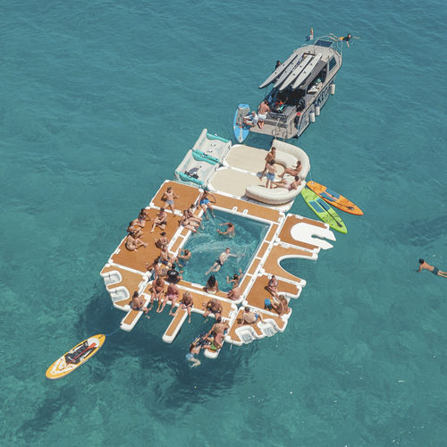 Плавучая платформа - IBIZA SETUP - YACHTBEACH – JetXtender - надувная / многофункциональная / для катера