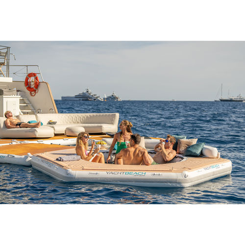 Плавучая платформа - Pavilion Party - YACHTBEACH – JetXtender - надувная / для катера / для яхты