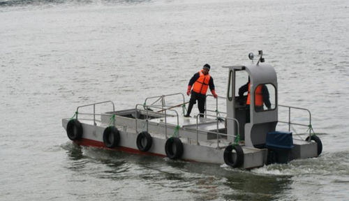 Профессиональный катер служебный катер - 8m - marinnor - судно против загрязнения / катамаран / c подвесным мотором