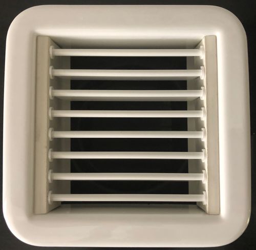Вентиляционная решетка для катера - PSAG-100-W - MBC MARINE - MARINE AIR CONDITONS SOLUTIONS - для яхты / для судна / из ПВХ
