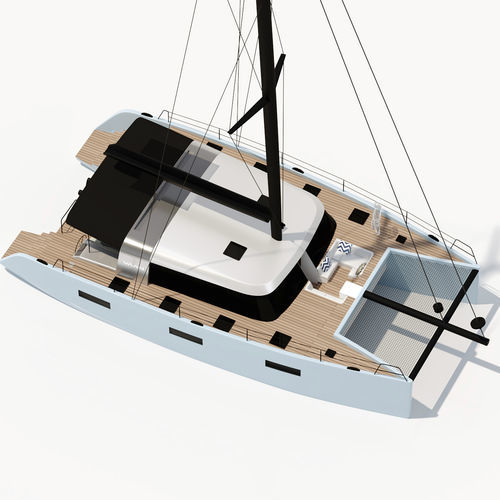 Парусная яхта катамаран - R6 - Vaan Yachts bv - круизная / с открытым кокпитом / бушприт