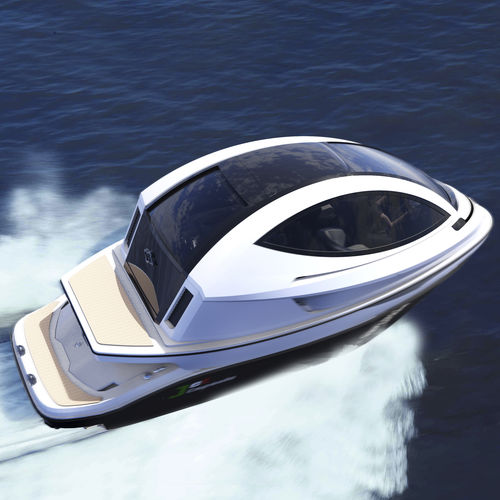 Профессиональный катер прогулочный катер - Super - JET CAPSULE S.r.l. - водомет для установки на борту / дизельный / электрический