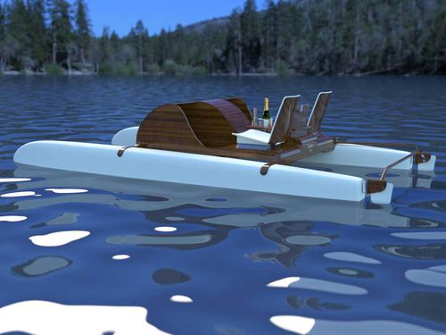 Двухместный прогулочный катамаран - ST TROPEZ - Beau Lake