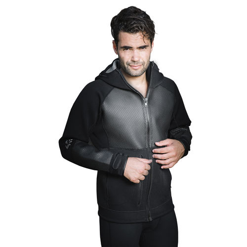 Куртка для навигации - hoodie – black  - Platinum Sun - доска для виндсерфинга, которой управляют одним веслом стоя / термическая / из неопрена