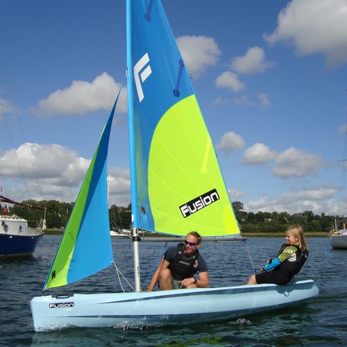 Одиночный швертбот - FUSION - Fusion Sailboats - для детей / двухместный / для регаты