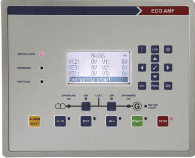 Панель управления для судна - ECO – AMF - Stucke Elektronik GmbH - для электрогенераторной установки