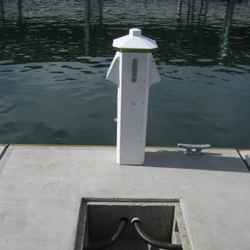 Стойка для распределения электроэнергии - Kennewick - International Marine Floatation Systems, Inc. (IMFS) - для понтона