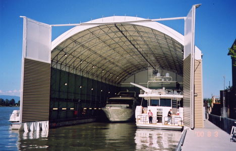 Временный навес для кораблей - Sonship - International Marine Floatation Systems, Inc. (IMFS)
