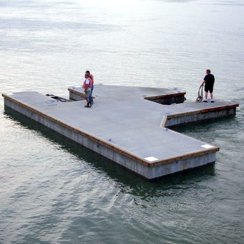 Плавучий док - International Marine Floatation Systems, Inc. (IMFS) - для причаливания / для яхтенной стоянки / на заказ