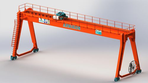 Портовый подъемный кран - ARNIKON MUHENDISLIK YAPI MAKINE SANAYI VE TICARET LIMITED SIRKETI - для судостроительной верфи / на монорельсе / с рамой