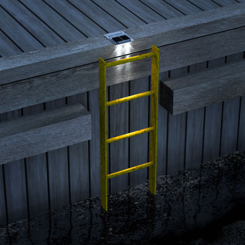 Освещение для понтона LED - marinaLightUnit - PORT-SAFETY - на солнечной батарее