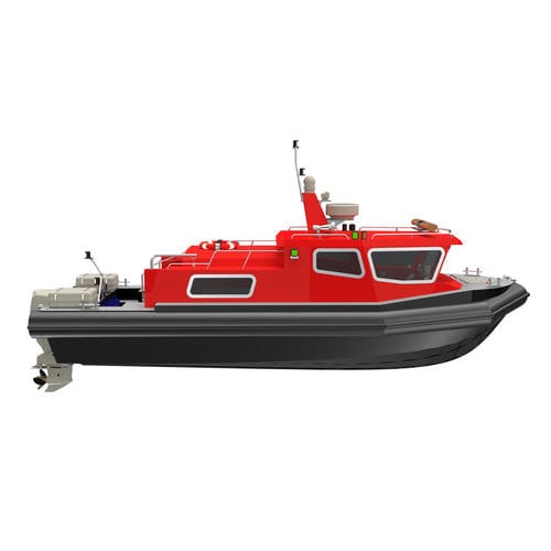 Профессиональный катер пассажирское судно - IZ 900 HDPE - Izmir Shipyard - судно для транспортировки персонала / c подвесным мотором / из HDPE