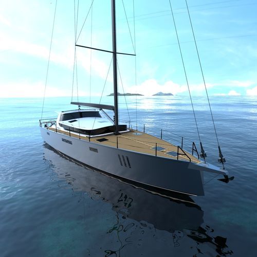 Круизная парусная яхта - 50 HURLANTS - META YACHTS - для экспедиции / 3 каюты / 2 каюты