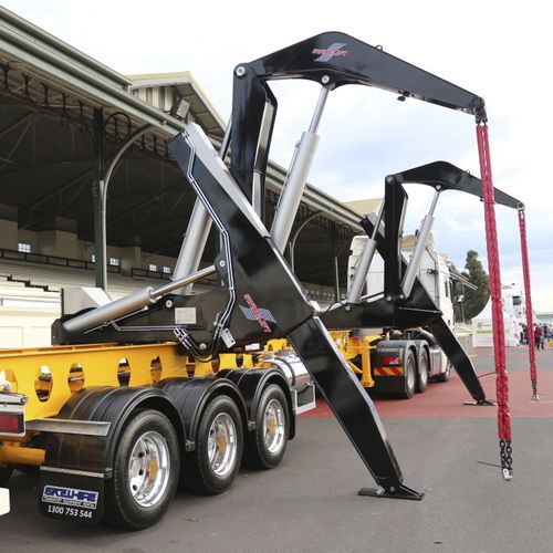 Прицеп контейнеровоз - HC4020-DC-DL - SWINGLIFT - с боковой загрузкой