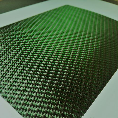 Композитная ткань углеродное волокно - SPN C 285 T GREEN - SPINTEKS - металлический провод / тканая