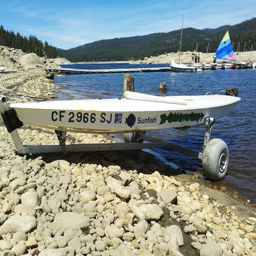 Тележка для спуска на воду - 42  - wheeleez - для каноэ и каяков / для катера