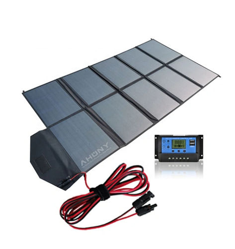 Складная солнечная батарея - eMobi F250w - SHENZHEN AHONY POWER CO.,LTD - из монокристаллического кремния / переносная