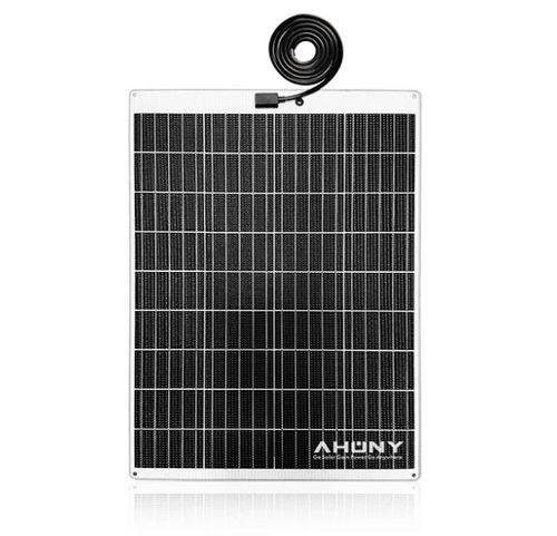 Полугибкая солнечная батарея - eMarvel M150w - SHENZHEN AHONY POWER CO.,LTD - из монокристаллического кремния / 36 клеток / для катера