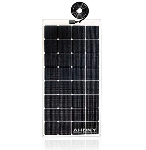 Полугибкая солнечная батарея - eMarvel 120w - SHENZHEN AHONY POWER CO.,LTD - из монокристаллического кремния / 32 элемента / для катера