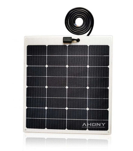 Жесткая солнечная батарея - eMarvel 60W - SHENZHEN AHONY POWER CO.,LTD - из монокристаллического кремния / 36 клеток / для катера