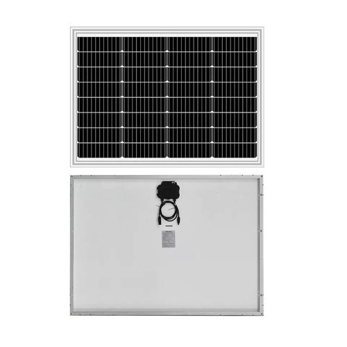 Жесткая солнечная батарея - eRigid M80w - SHENZHEN AHONY POWER CO.,LTD - из монокристаллического кремния / 36 клеток / для катера