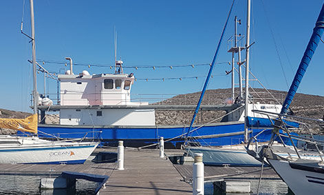 Траулер с внутренним мотором - MAREDON - Sachal Shipyard - с рулевой рубкой