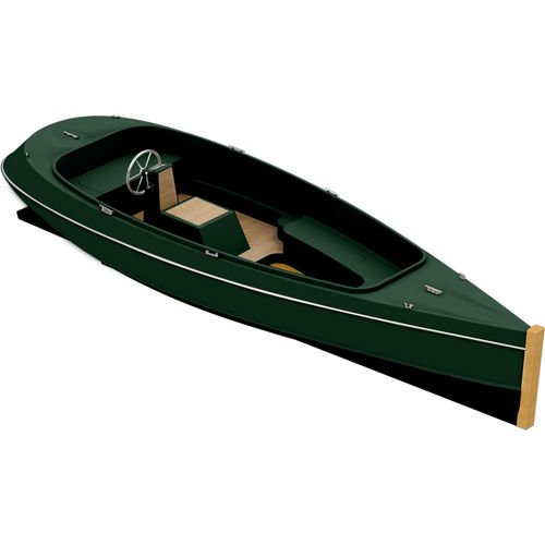 Ботик с внутренним мотором - BLIXEM - Blixem Boats - электрический / с центральной консолью / из дерева