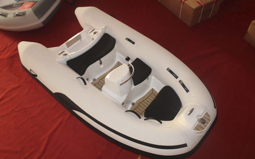 Надувная лодка c подвесным мотором - 300LUX - qingdao sk marine & equipments - полужесткая / открытая / с боковой консолью