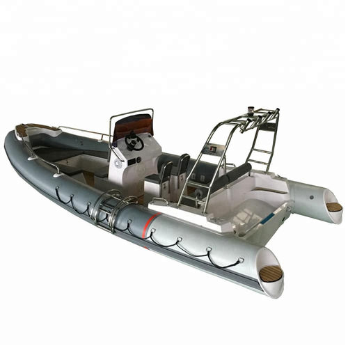 Надувная лодка c подвесным мотором - 680A - qingdao sk marine & equipments - полужесткая / с центральной консолью / открытая