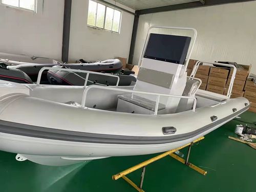 Надувная лодка c подвесным мотором - RIB680 - qingdao sk marine & equipments - горючее / полужесткая / открытая