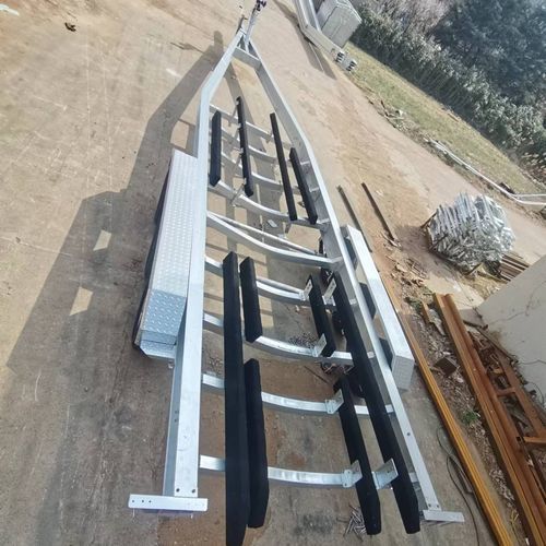 Прицеп для тяжелых разгрузочно-погрузочных работ - qingdao sk marine & equipments - для катера / трехосный