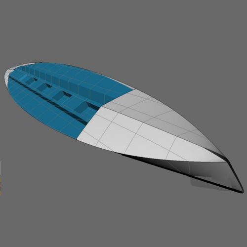 Гоночная гребная лодка - Y 35  - Rowing Sport  boats - парная четверка / с рулевым