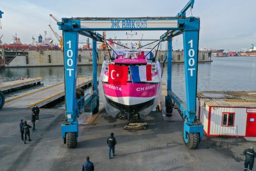 Профессиональный катер траулер - FVT120 - Nova Shipyard - из композита, армированного стекловолокном / из стали