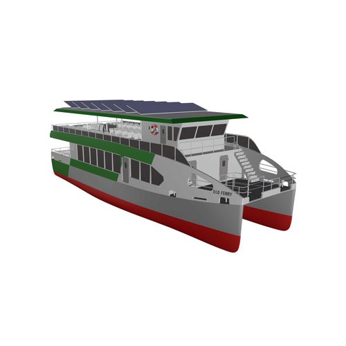 Профессиональный катер пассажирское судно - FX240  - Nova Shipyard - катамаран / гибридный дизель-электрический / из алюминия