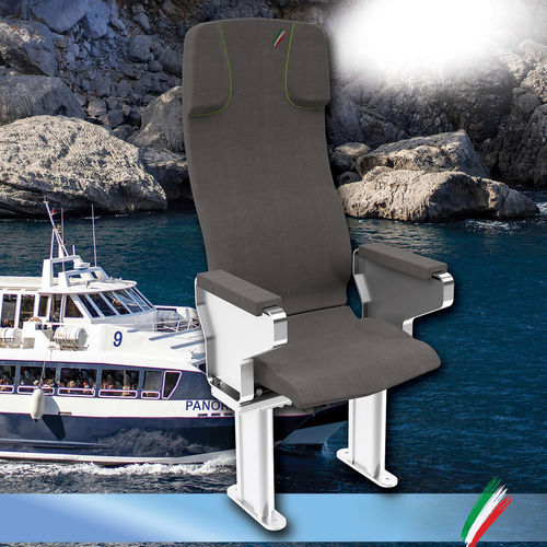 Сиденье кресло - Ischia - MK Seats GmbH - для пассажирского судна / с подлокотниками / с высокой спинкой