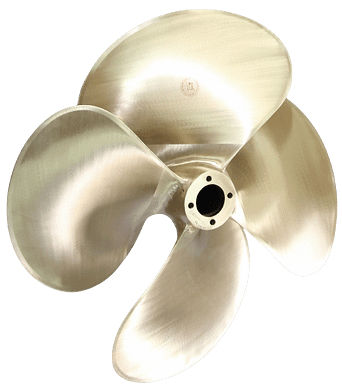 Гребной винт для катера - KCA series - Grand Propeller Co., Ltd. - с фиксированным шагом / валопровод / 3 лопасти