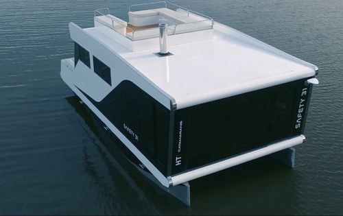 Барка катамаран - GRAND 3 - Catamarans-HT - с внутренним мотором
