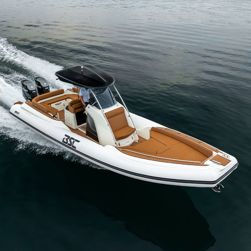 Надувная лодка c подвесным мотором - 100 GT - BSC COLZANI srl - двухмоторная / полужесткая / с центральной консолью