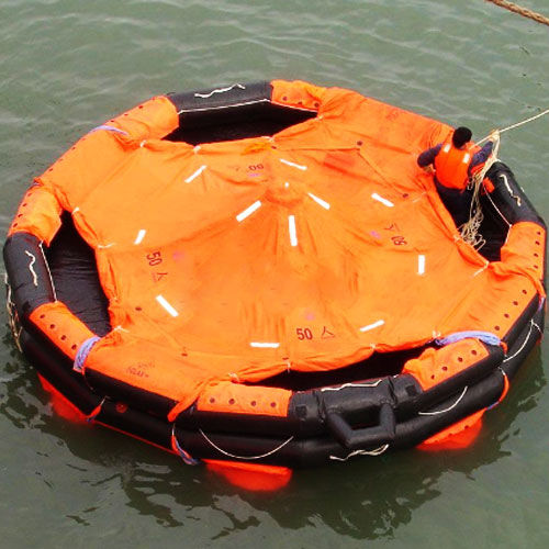 Спасательный плот для судна - Canopied - Zhenjiang Longyear Marine Equipment Co.,Ltd - надувной / реверсивный