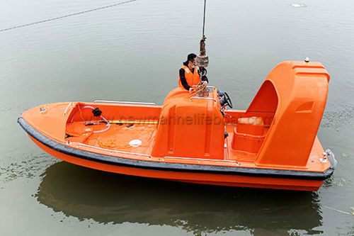Профессиональный катер спасательное судно - NM60R - Ningbo New Marine Lifesaving Equipment Co., Ltd. - водомет для установки на борту / c подвесным мотором / на бензине