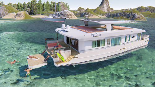 Моторная яхта катамаран - 66 (20mt) - Maison Marine Yachts - круизная / хардтоп / с флайбриджем