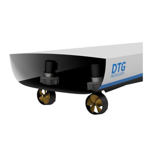 Азимутное подруливающее устройство - DA-0075 - DTG Propulsion BV - руль / встроенное / для профессионального катера