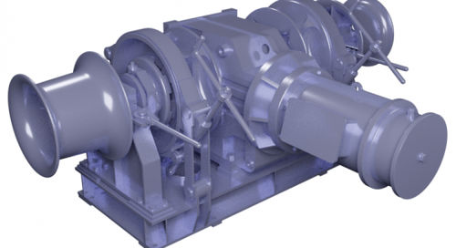 Электрический брашпиль - GMB-N - United Marine Suppliers Co., LTD. (UMS) - для судна / горизонтальный / на палубу