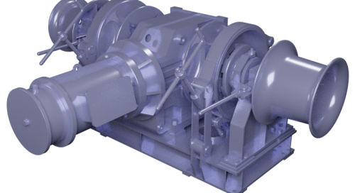 Электрический брашпиль - GMB-ND - United Marine Suppliers Co., LTD. (UMS) - для судна / горизонтальный / на палубу