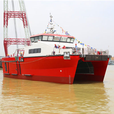 Профессиональный катер судно для транспортировки персонала - CTV-25 - Julong Technology Co.,Ltd. - катамаран / с внутренним мотором