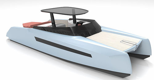 Быстроходный катер катамаран - Seavy 11 - A Sea Venture Yachting - c подвесным мотором / двухмоторный / открытый